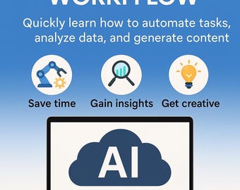AI Tools Workflow Guide Ebook: Master Resell Rights (Digital Download)