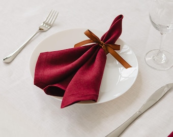 Pure linen napkins, Handmade cloth napkins, Linen napkins set, Linen napkins bulk, Natural linen napkins, Cocktail linen napkins