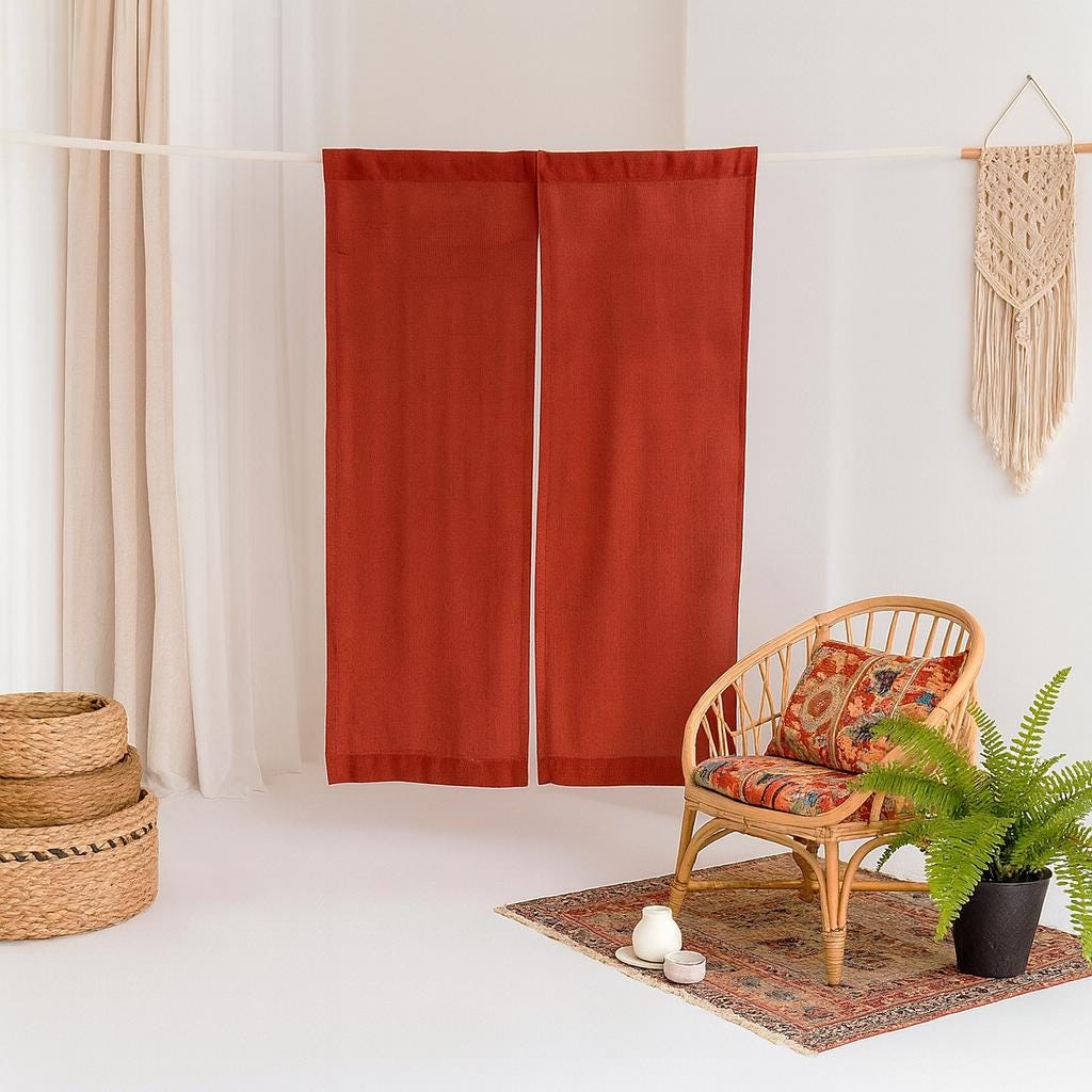 Japanse stijl restaurant deur gordijn opknoping deur noren stof volant gordijn karper vlag decoratie voor sushi bar Izakaya keuken thuis, 130 x 80 cm