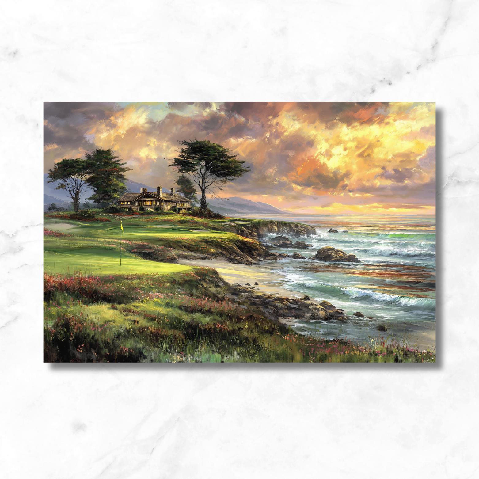 Pebble Beach Print - Etsy