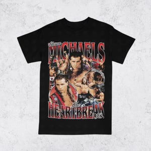 Vintage 90s Shawn Michaels Tee Shirt  Homage Retro Classic Graphic Tee Bootleg Bestseller Unisex Sport Sweatshirt Gift