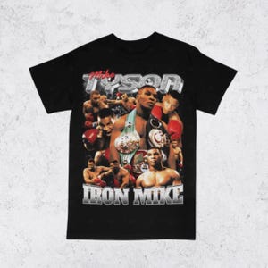 Vintage 90s Mike Tyson Tee Shirt  Homage Retro Classic Graphic Tee Bootleg Bestseller Unisex Sport Sweatshirt Gift
