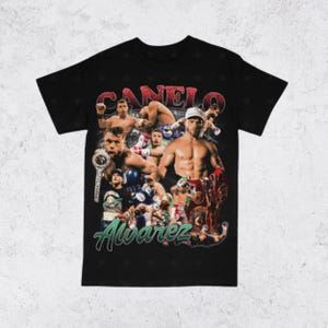 Vintage 90s Canelo Alvarez Shirt Mexican Fighter Tee Shirt  Homage Retro Classic Graphic Tee Bootleg Bestseller Unisex Sport Sweatshirt Gift