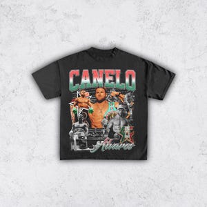 Vintage 90s Canelo Alvarez Tee Shirt  Homage Retro Classic Graphic Tee Bootleg Bestseller Unisex Sport Sweatshirt Gift