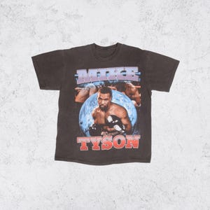Vintage 90s  MIKE TYSON Tee Shirt  Homage Retro Classic Graphic Tee Bootleg Bestseller Unisex Sport Sweatshirt Gift