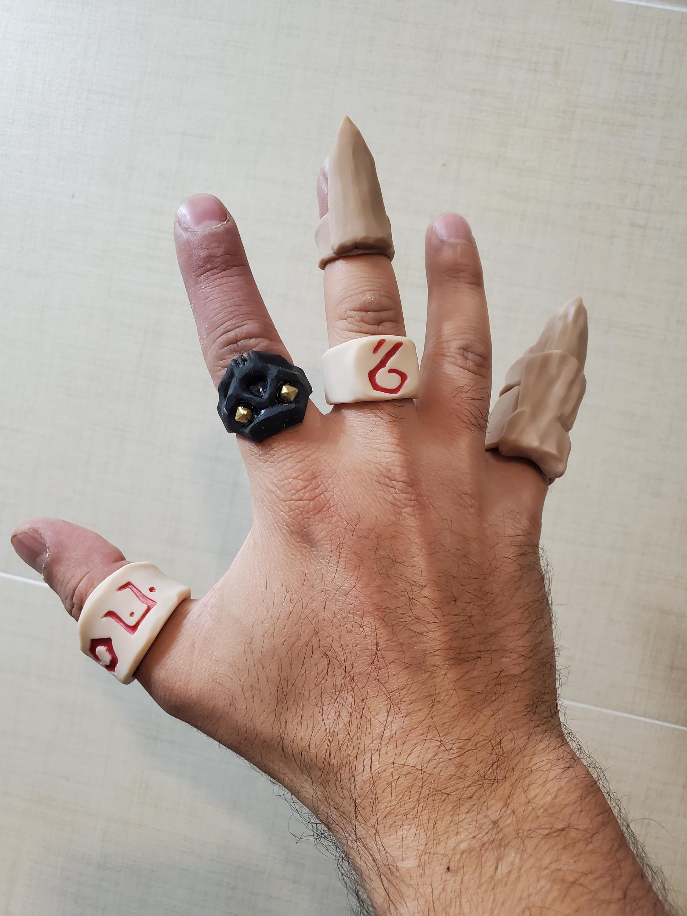 Reaping Distinction Ring Set - Pirate Thieves of the Seas! - Etsy
