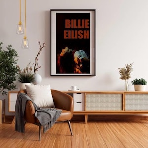 Billie Eilish Hit Me Hard And Soft Digital Poster Print