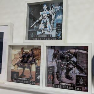 Witte lijst: elke AC van Armored Core 6 3D Shadow Box