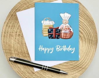 Birthday Gifts Card - Turquoise