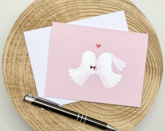 Alt Wedding Card - Gothic Couple - Alternative Bride and Groom
