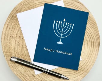 Simple Hanukkah Card