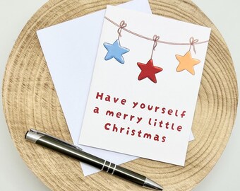Christmas Card - Star Ornaments