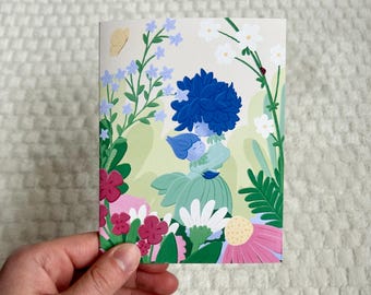 Colourful Floral Mother’s Day Card - where love grows