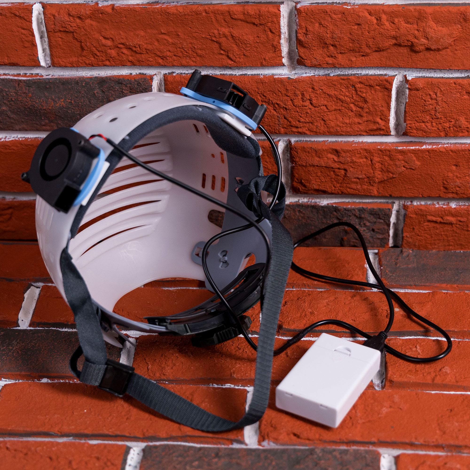 Custom Helmet Padding Fursuit Colling Helmet Padding With Built-in Fan, Adjustable for ...