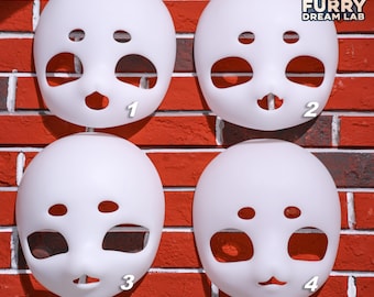 Fancy Planet Furry Head Base Skull, Unique Designs Fursona 3D Print with Eyelash, Handmade Kig Style for Fursuit, Conventions, Collectors