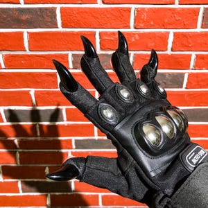 Monster Claw Gloves for Cosplay and LARP Custom Personalized Colors Acrylic Talons Armor Furry Costume Accessory for Halloween Horror Looks