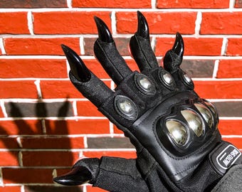 Monster Claw Gloves for Cosplay and LARP Custom Personalized Colors Acrylic Talons Armor Furry Costume Accessory for Halloween Horror Looks