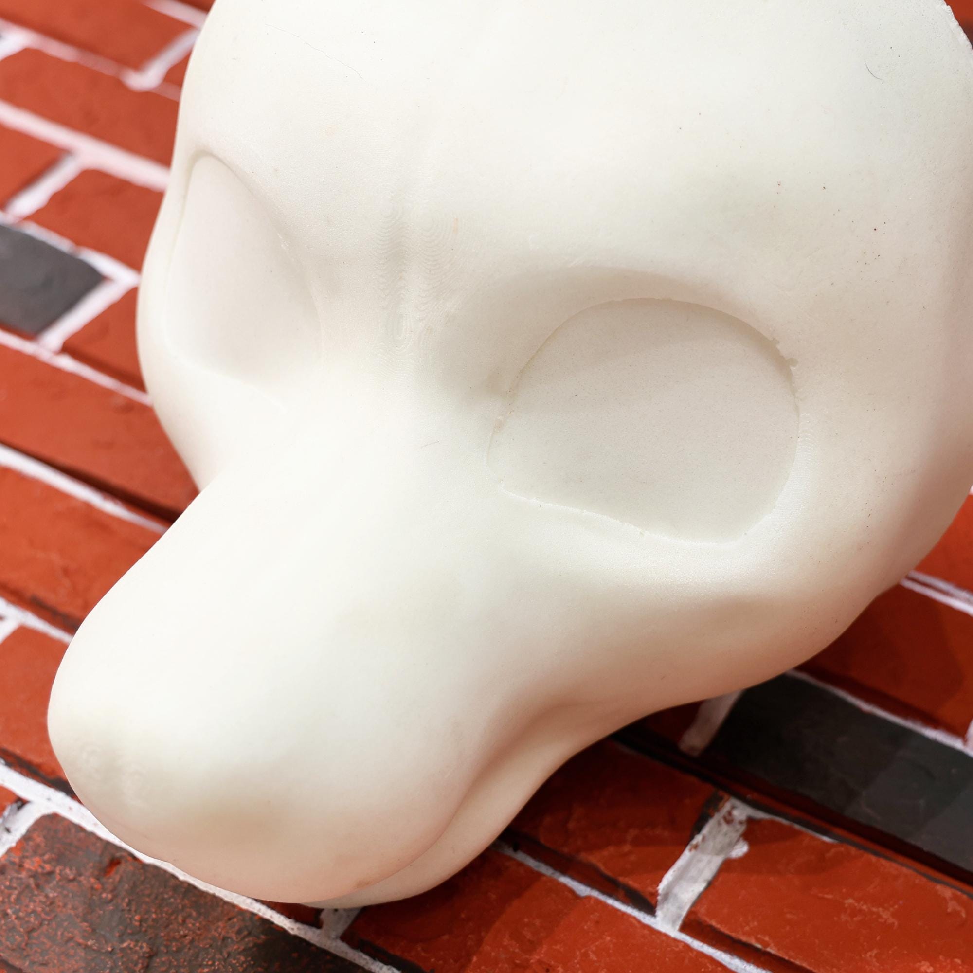 Customizable American K9 Dog Foam Head Base for Fursuit Forsona DIY Project, Large Dog Skull for Costume Creation DIY Custom Furry Gift