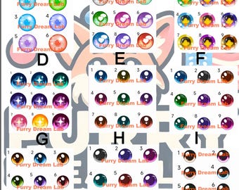 Oculares de malla para disfraz sublimados, impermeables y de varios tamaños, visión clara, diseño transpirable, compatibles con la base de cabeza peluda