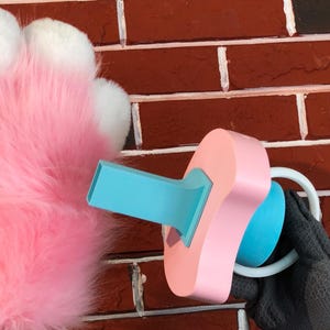 Pacifier Cooling Fan for Fursuits | Hands-Free Turbine Fan | Type-C Rechargeable Pacifier Fan for Furry Cosplay | Fursona DIY Unique Gift