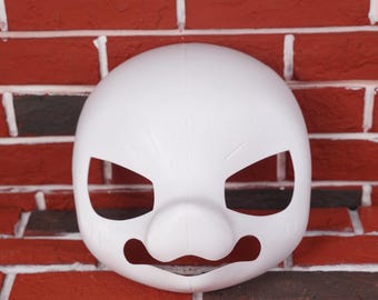 3D Printed Grumpy Dragon Furry Mask Base PLA Kemono DIY Fursuit Head Toony Creature Costume Head Base Maker Supply
