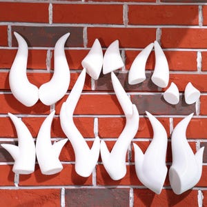 Furry Fursuit PLA Horn Cosplay Custom-Made Lightweight 3D Printed Durable Costume Forsona DIY Fantasy Role-Play DIY Halloween Accessory Gift