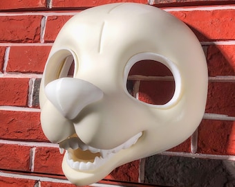 Foam Fursuit Head Base for Persona DIY Furry Cosplay Costume Long Muzzle Animal Skull Style Handmade EVA Crafting Supply Manokit Build