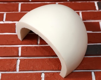 Foam Fursuit Back Head Headpiece for Furry Custom Creature Masks, Fursona DIY, Lightweight Foam for Mask Making, No Front Skull Included