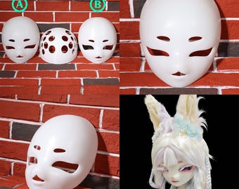 Customizable Elf Mask Open or Closed Eye Kig Head Shell 3D Printed Cool or Cute Cosplay Skull Gamer Gift Holiday Present Elf Character Mask