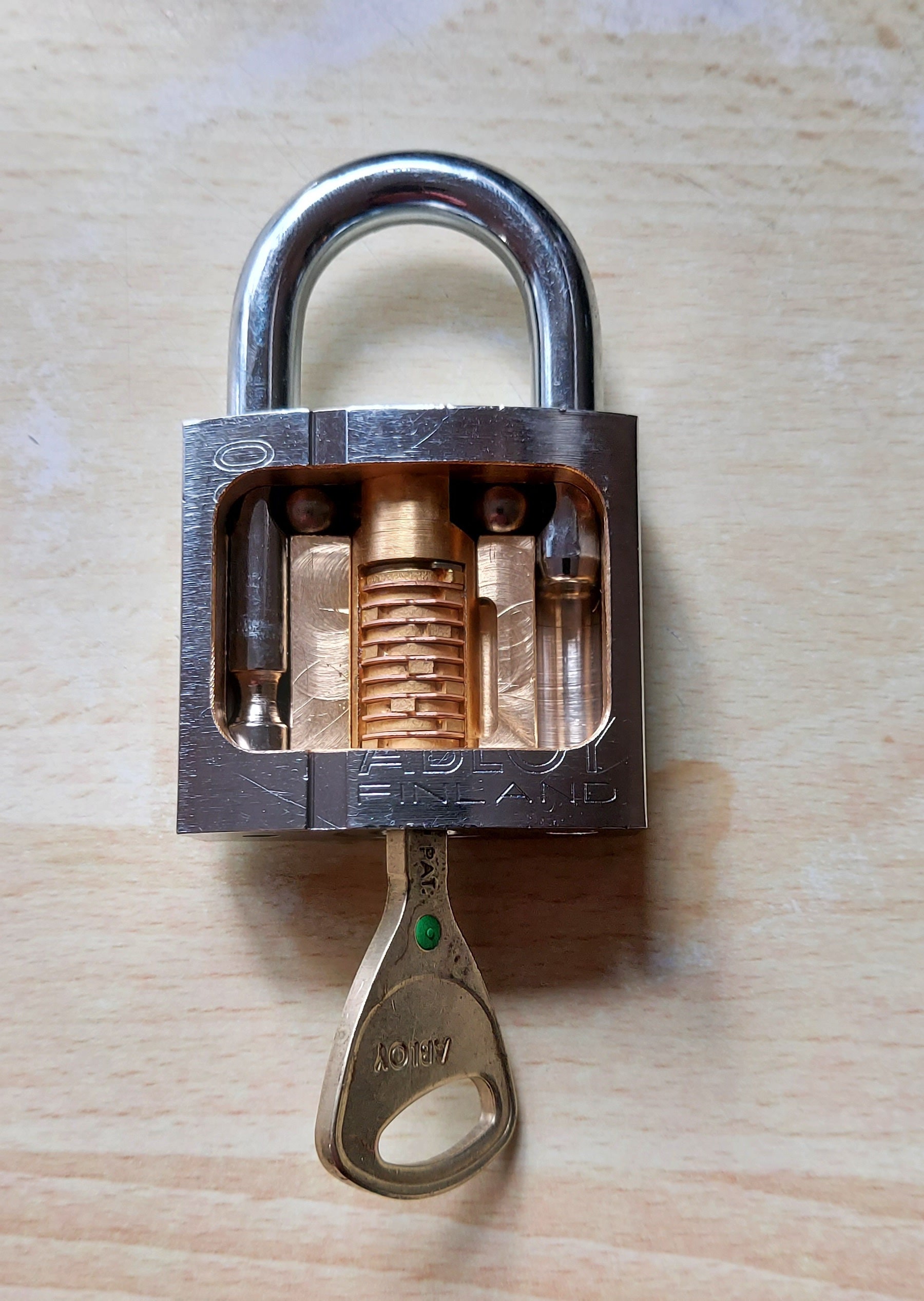 Cutaway Padlock Abloy 330 - Etsy