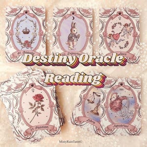 MÊME JOUR - Lecture de l'oracle du destin + lecture de la carte du zodiaque
