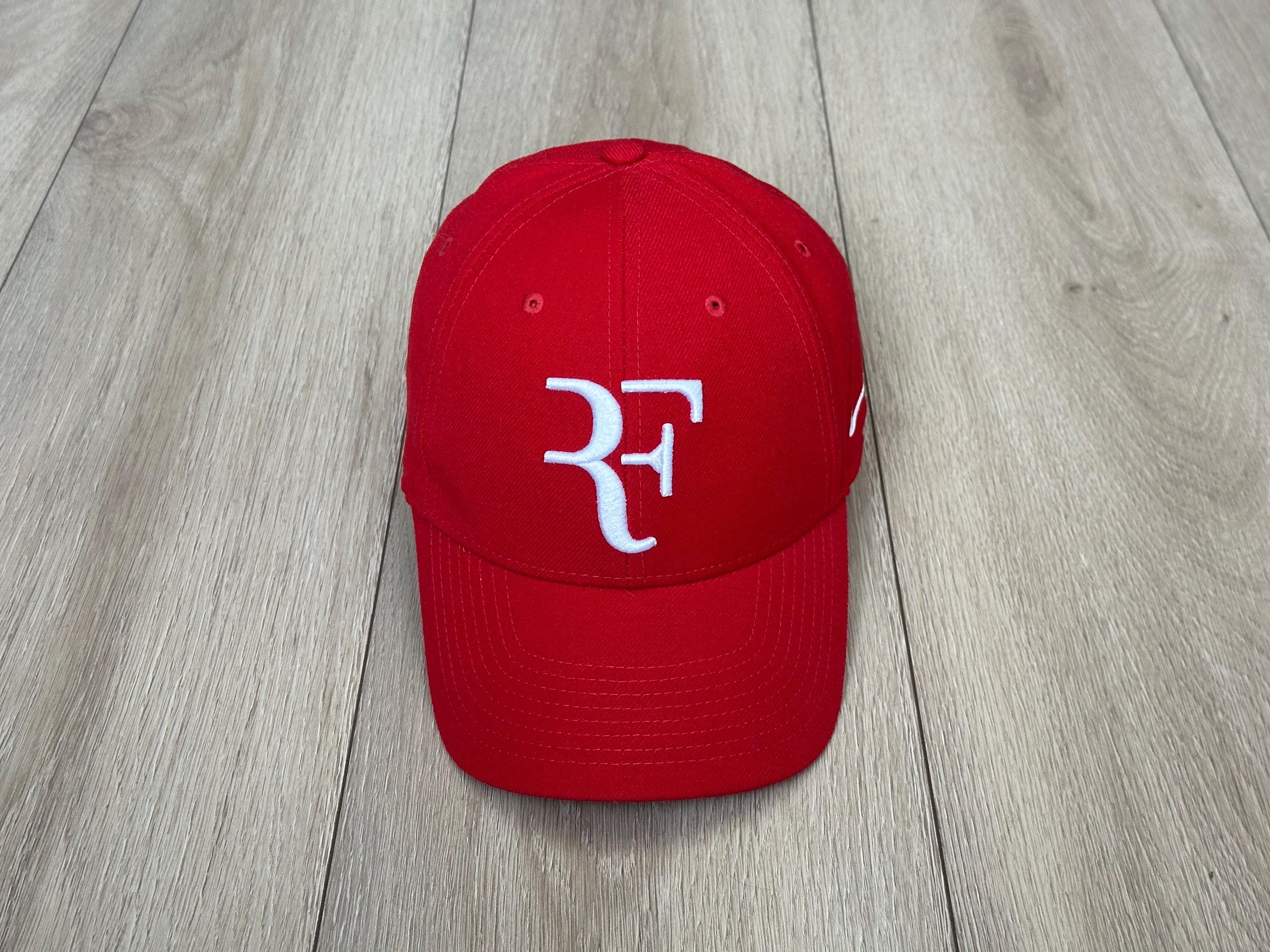 Vintage Nike Roger Federer RF Red Tennis Cap Court One Size - Etsy