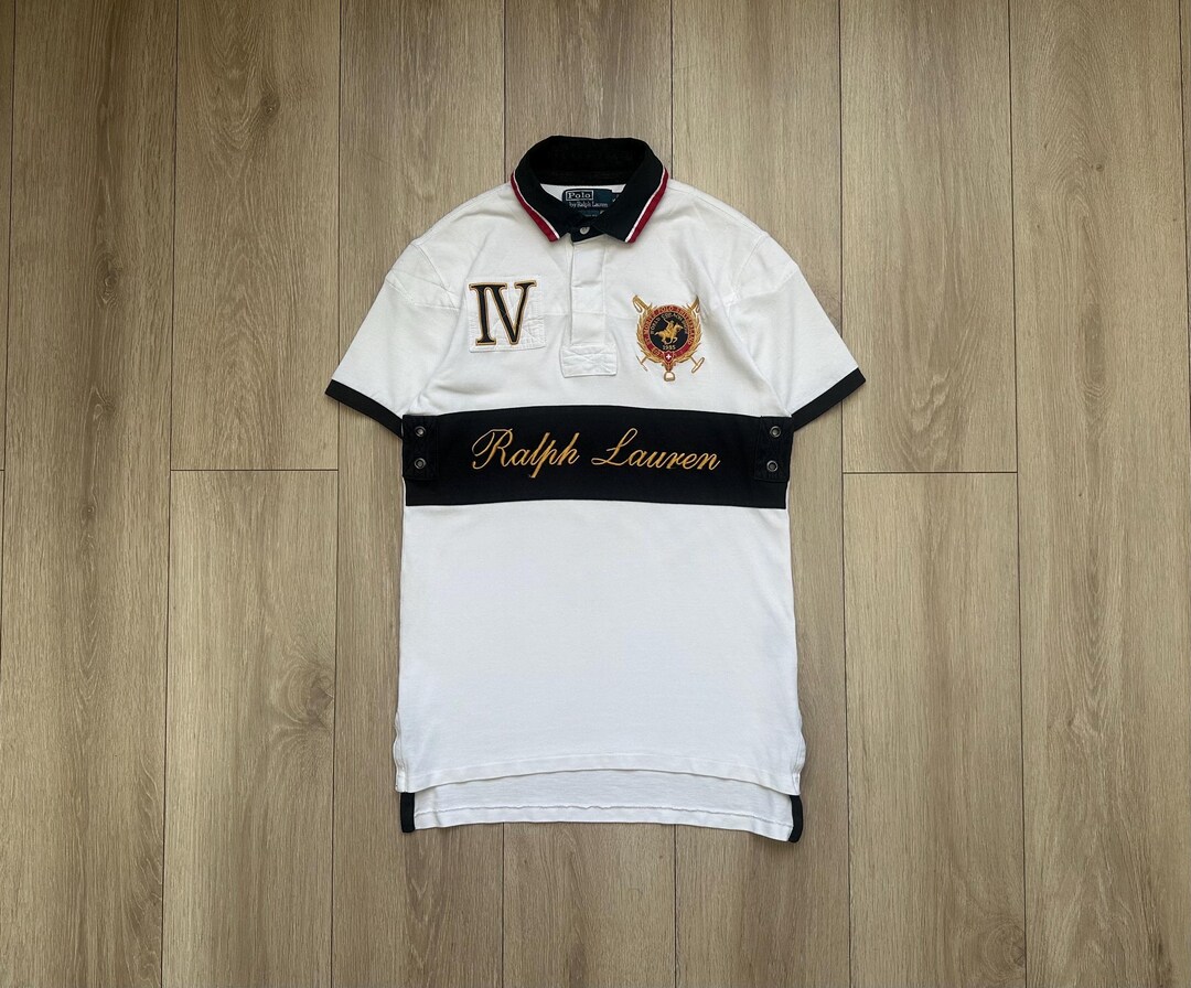 Vintage Polo Ralph Lauren IV Big Logo Polo T-shirt, Size S - Etsy