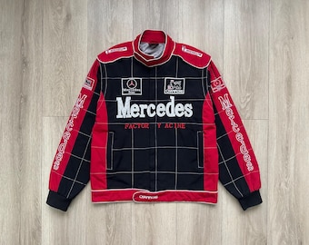 Veste Mercedes-Benz Vodafone Santander Mobile 1 Collector F1 Jacket / Rouge+ Noir