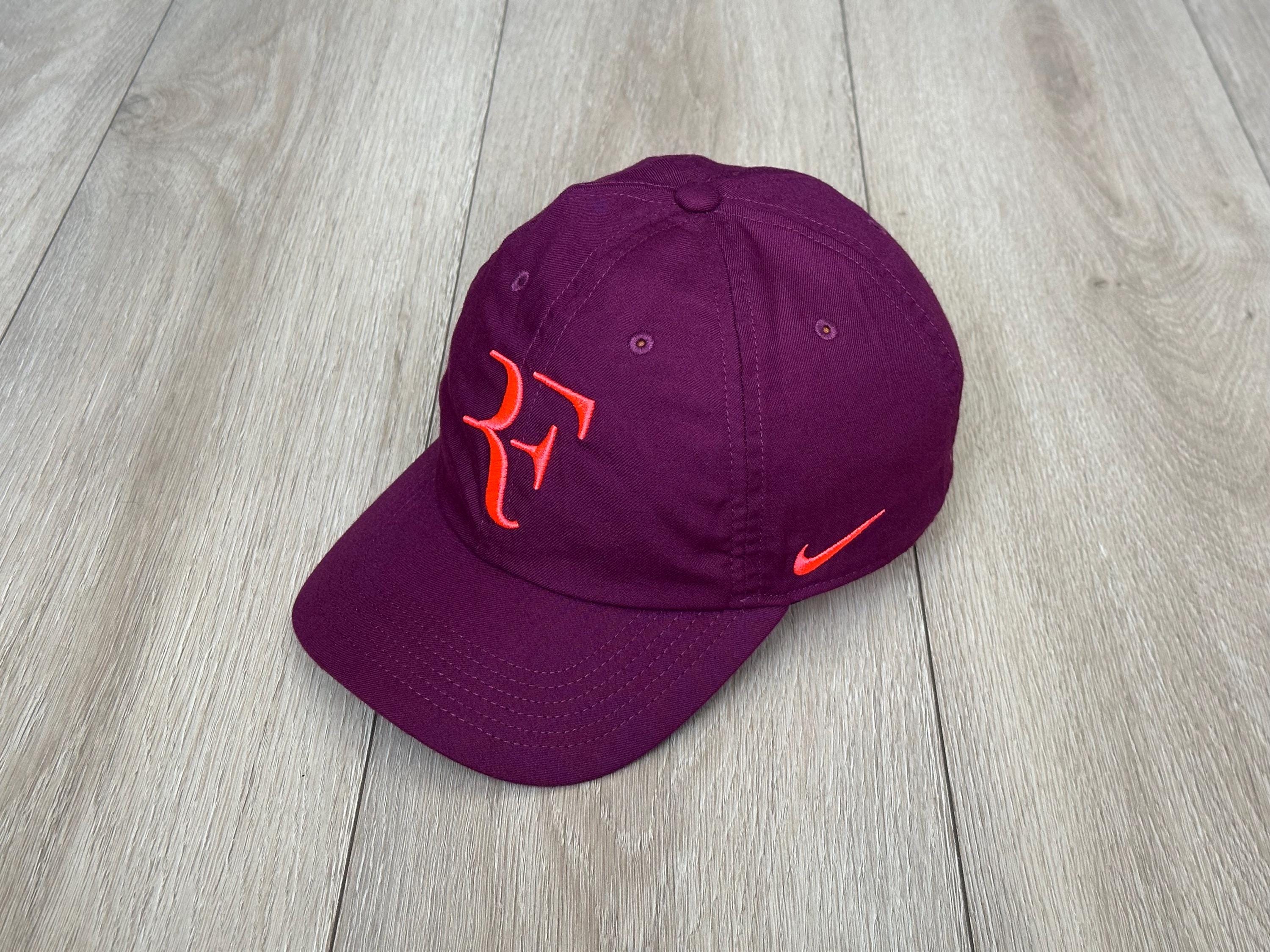 レア‼️Nike RFキャップ FEDERER刺繍付き ブラック フェデラー レア