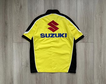 ヴィンテージ スズキ Tシャツ サイズ S ブルー レーシングチーム モト