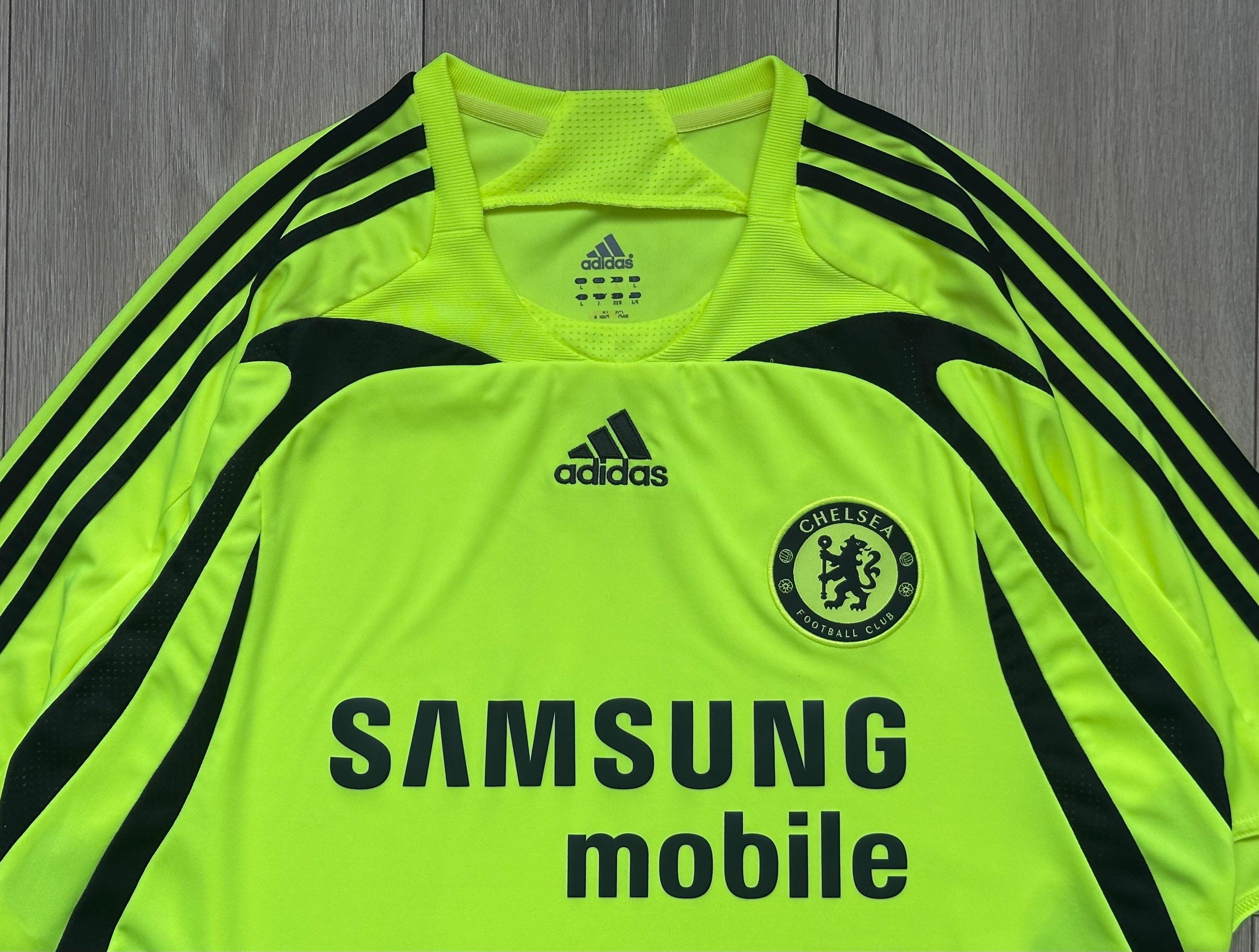 Chelsea 2007-2008 Jersey Away Football Shirt Adidas Men's Size L