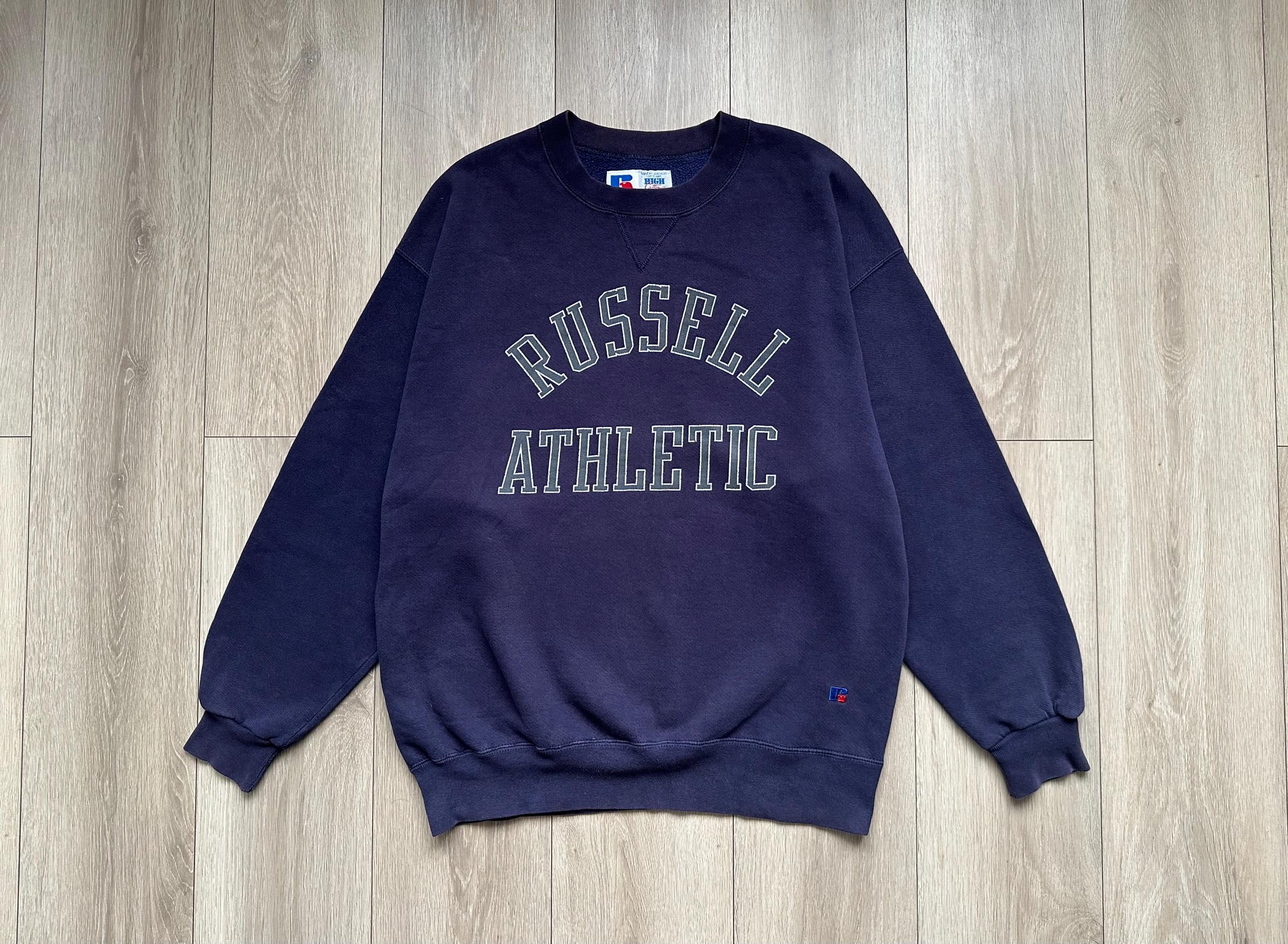 Vintage Russell Athletic High Cotton Sweatshirt - 1990s Made in USA Size XL