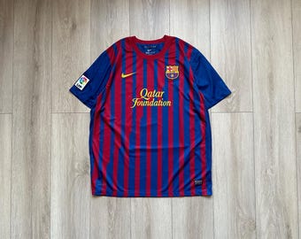 Barcelona 2011/2012 Home Jersey Nike, Size XL - Etsy