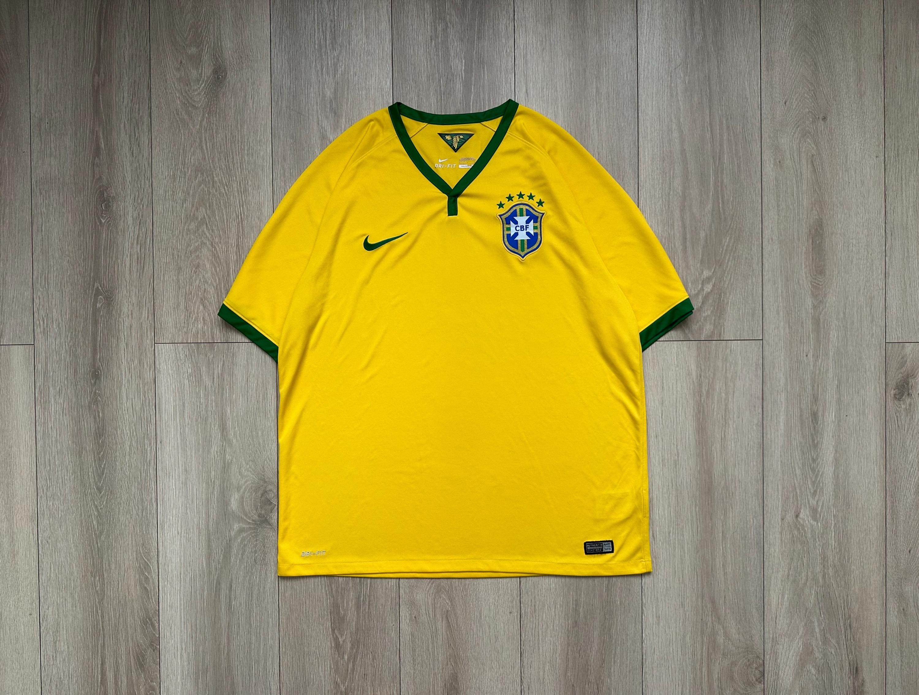 Brazil 2014 2015 Home Shirt Brasil Football Soccer Jersey Nike