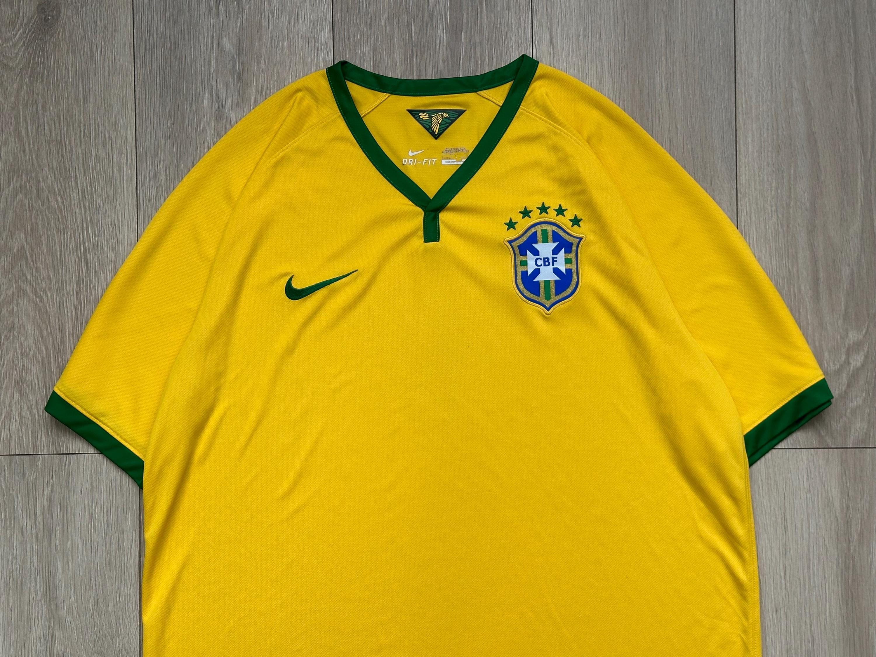 Brazil 2014 2015 Home Shirt Brasil Football Soccer Jersey Nike