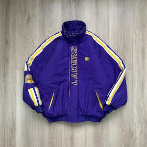 Lakers Starter Coat - Etsy Lakers Starter Coat - Etsy
