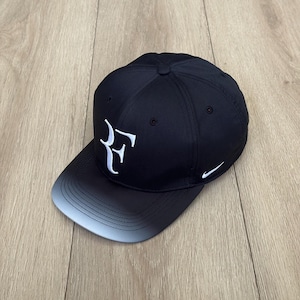 ‼️レア‼️Nike RFキャップ FEDERER刺繍付き　ブラック　フェデラー Nike Roger Federer RF Aerobill Cap - Etsy
