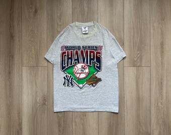 Vintage 1996 New York Yankees World Series Champions T-shirt Blue