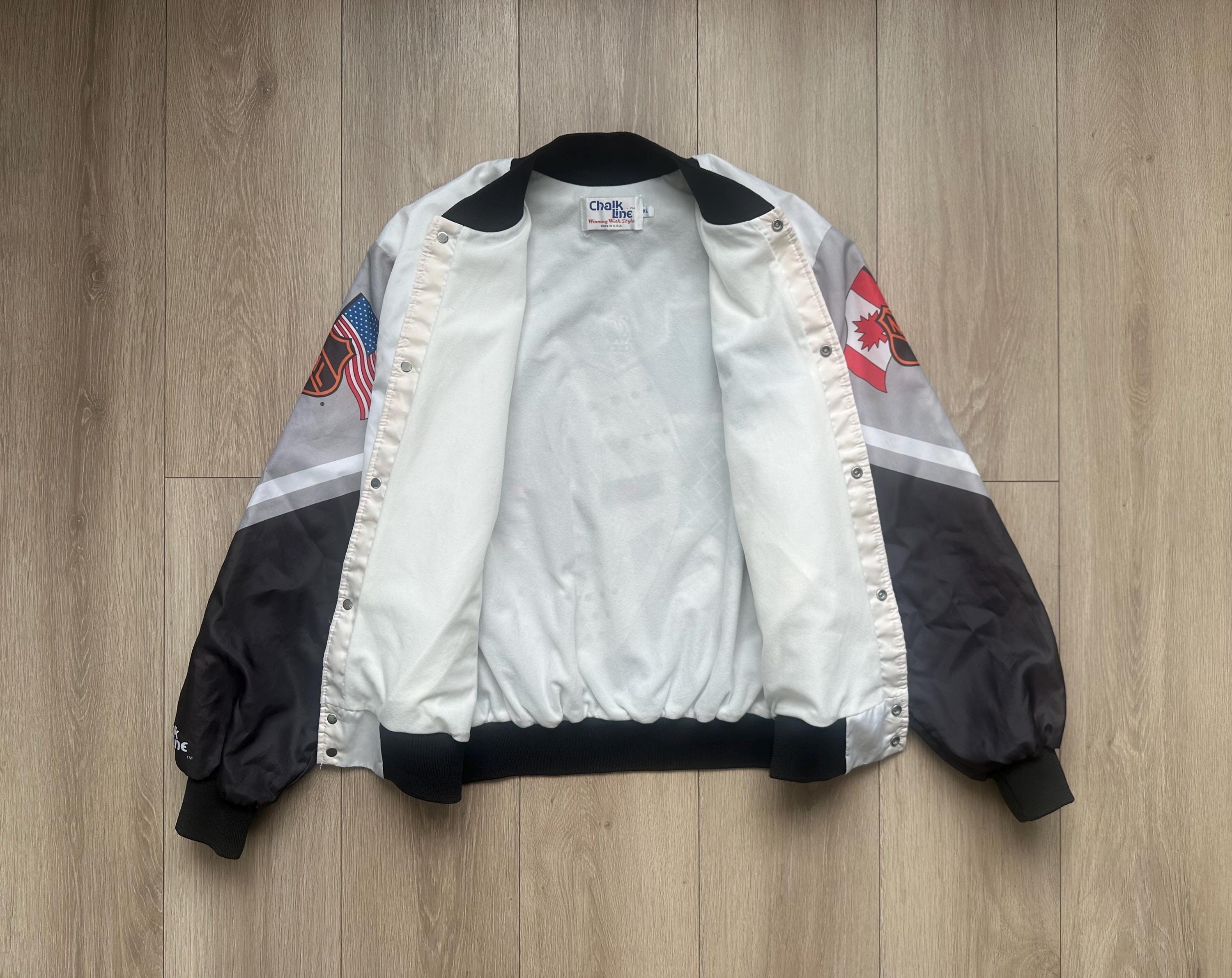 NHL Line Chalk Los 90s Angeles チョークライン スタジャン Jacket