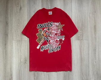 90's Michael Jordan Nutmeg T-shirt Sz L (A3771) - Etsy