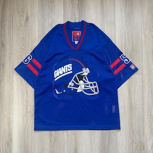 Vintage 1991 New York Giants Campri American Football Team T-Shirt/Jersey Size L