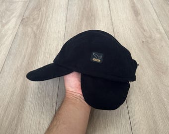 Vintage Salewa fleece black cap windstopper