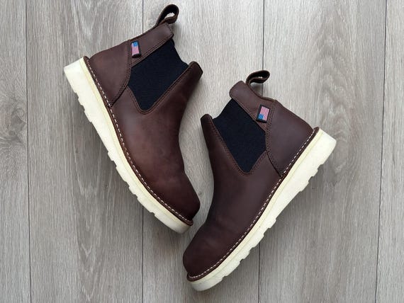 Danner, Danner W's bull run chelsea wedge 5 leather boots us 9.5 eu 40.5 made in USA
