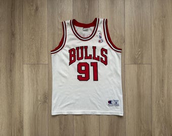 Vintage Chicago Bulls 90s NBA Champion Jersey Dennis Rodman Size M